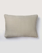 Bespoke Floral Crimson & Vintage Italian Linen Decorative Cushion (56 x 38 cm)