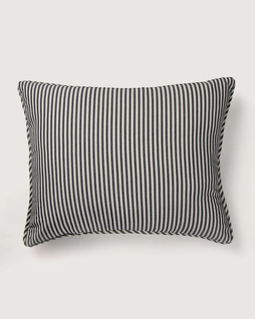 Bespoke Vintage Sanderson Cotton Cushion – Two-Sided Floral & Ticking Stripe Motif (52 x 42 cm)