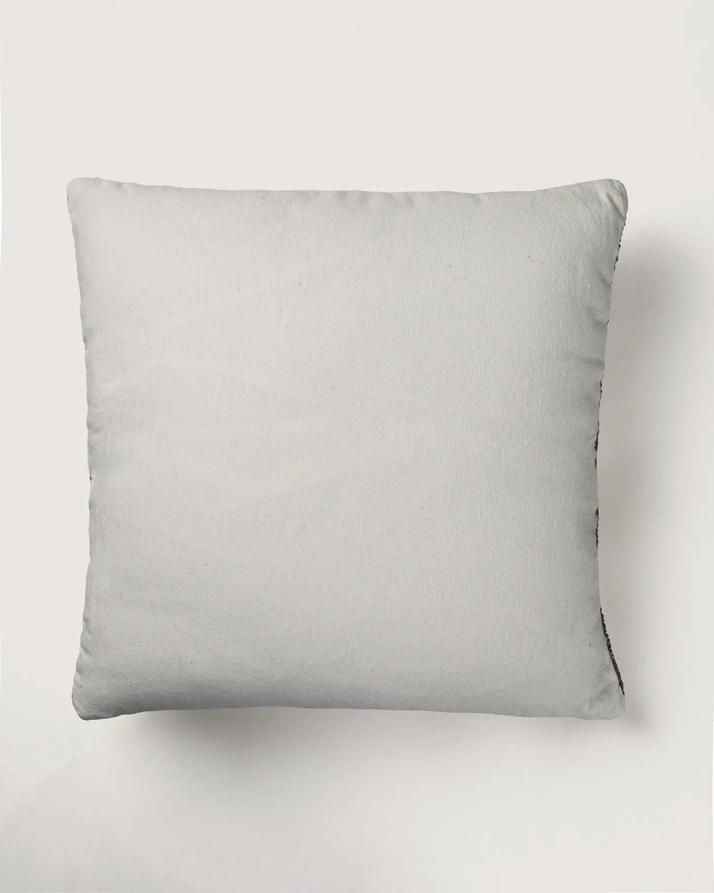 Bespoke Hand-Woven Moroccan Vintage Fabric & Linen Square Cushion (42 x 42 cm)