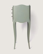 Pair of Antique French Sage Green Lacquered Bedside Tables – Early 20th Century