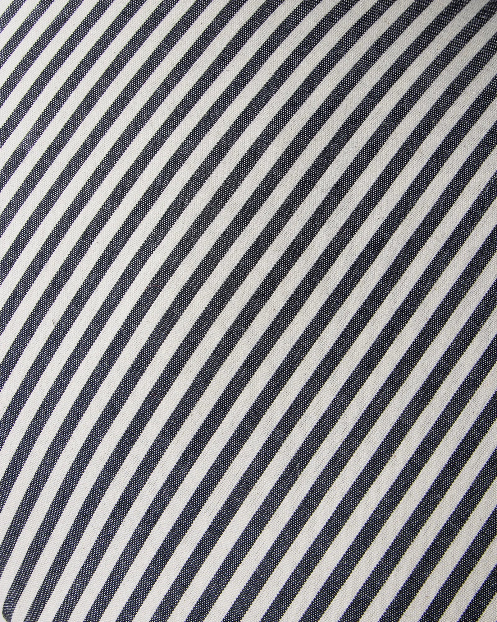 Bespoke Vintage Sanderson Cotton Cushion – Two-Sided Floral & Ticking Stripe Motif (52 x 42 cm)