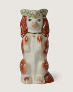 antique victorian
staffordshire dog pottery
main view english collectible