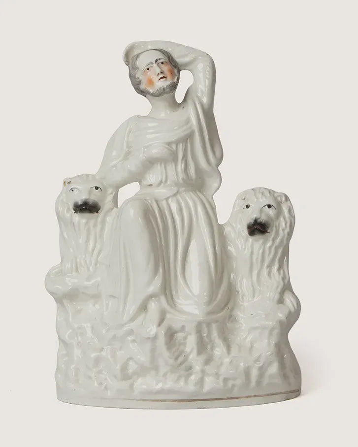 antique victorian
staffordshire figurine
pottery main view
english collectible