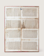 Hand-Aged Besler Eryngium & Helianthemum Print in Fully Wrapped Custom Frame